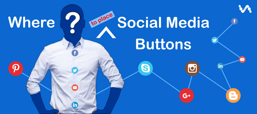 Where to place Social Media Buttons