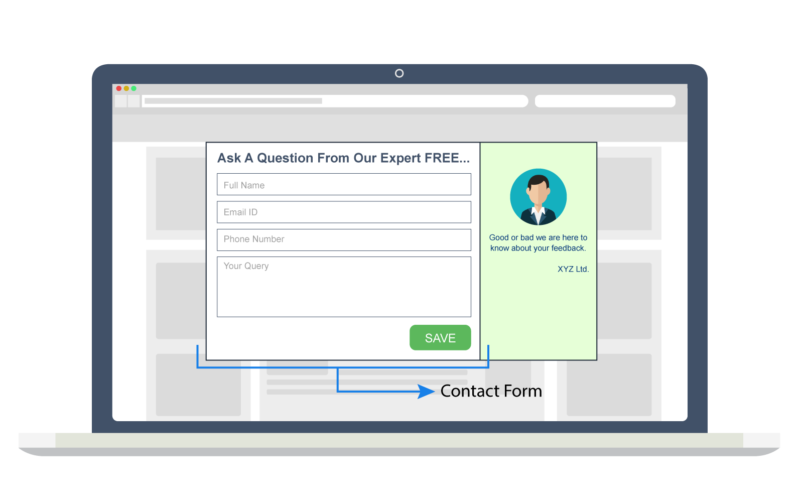 Engage contact form