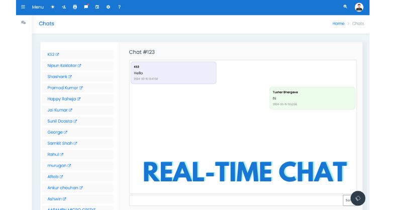 Real-time chat