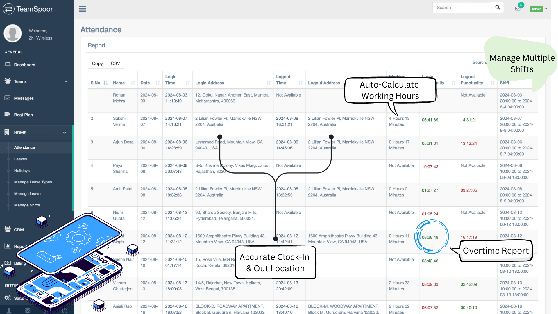 Automated Timesheet Reporting