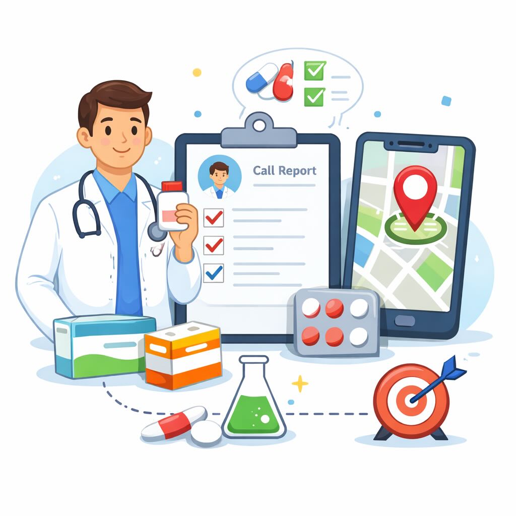 Real-time MR visit tracking