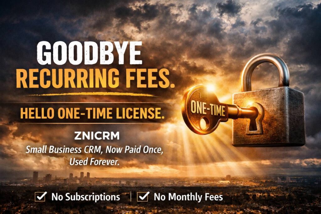 Lifetime CRM, One-Time Fee